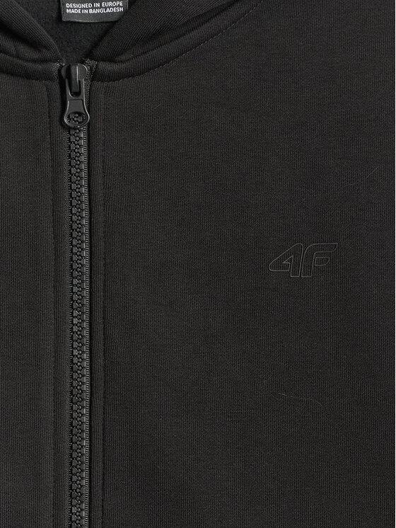 4F 4F Bluza BASIC+ Czarny Loose Fit