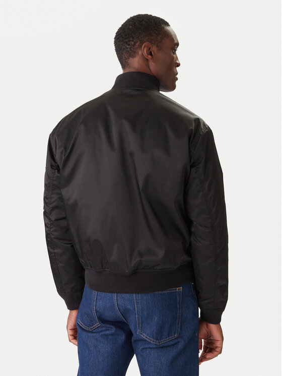 Lacoste Lacoste Μπόμπερ μπουφάν BH2899 Μαύρο Regular Fit