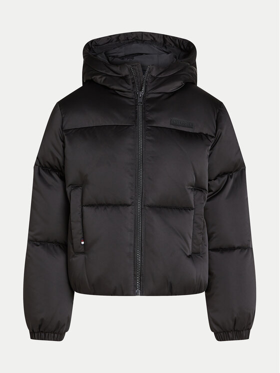 Tommy Hilfiger Tommy Hilfiger Kurtka puchowa New York KG0KG08050 Czarny Regular Fit