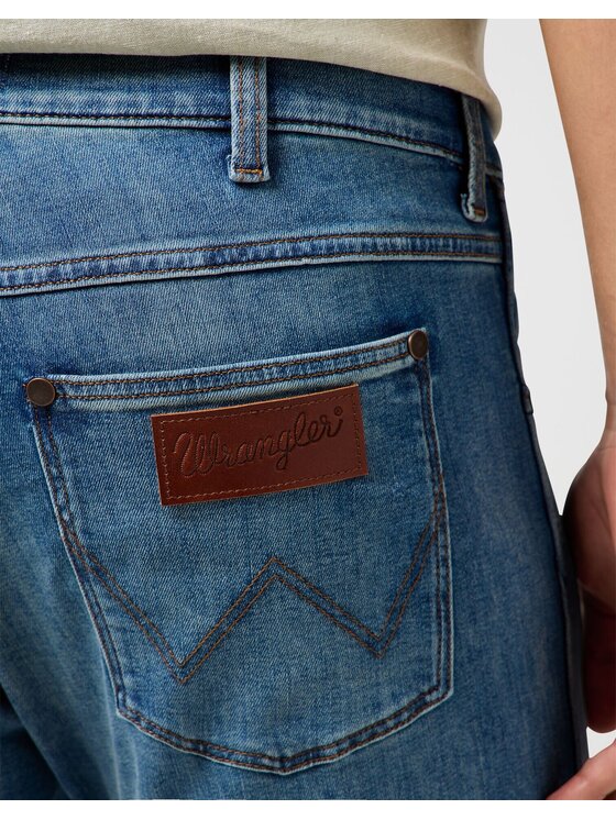 Wrangler Wrangler Jeansy GREENSBORO Niebieski Straight Leg