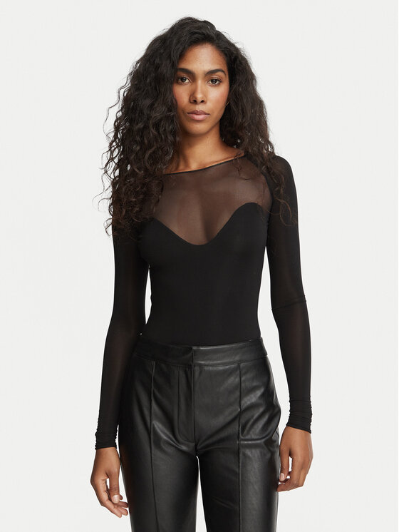 Elisabetta Franchi Elisabetta Franchi Body BO-056-67E2-V250 Schwarz Fitted Fit