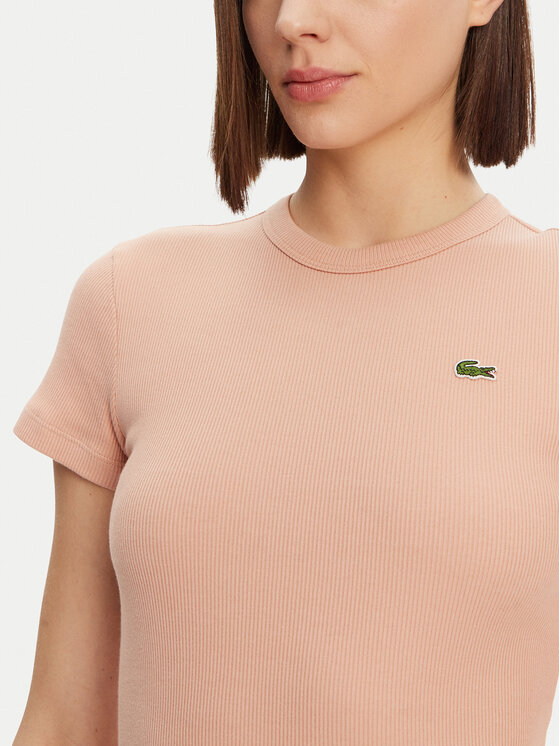 Lacoste Lacoste T-shirt TF5538 Narančasta Slim Fit