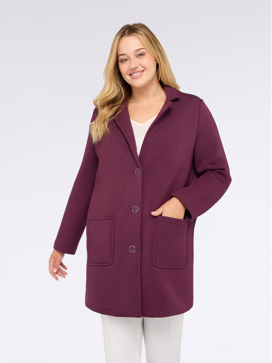 Fiorella Rubino Fiorella Rubino Cappotto 0216T000317N036 Bordeaux Regular Fit