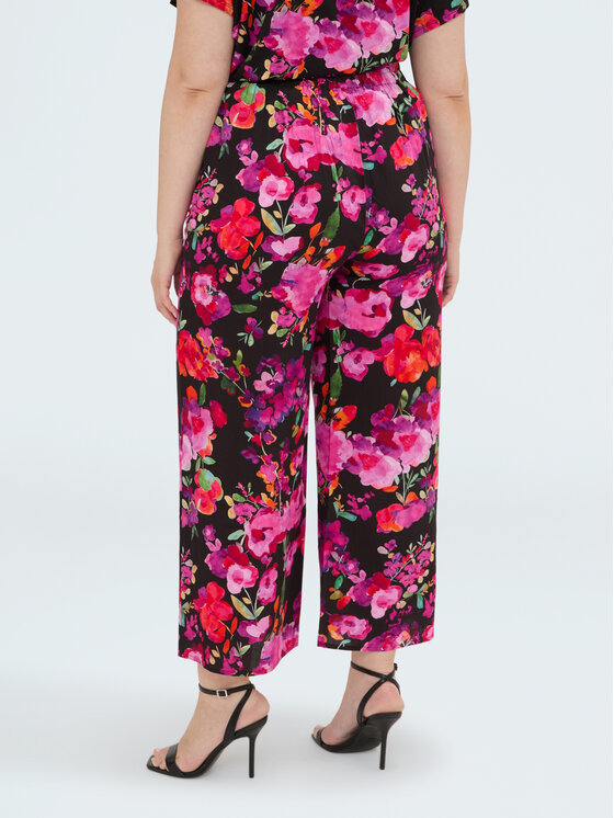 Fiorella Rubino Fiorella Rubino Pantaloni di tessuto P012T005414N0Z3 Nero Regular Fit