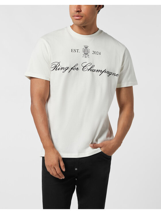 PHILIPP PLEIN PHILIPP PLEIN T-shirt 26147 Bianco Regular Fit