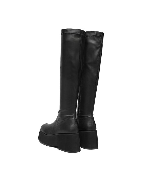 DeeZee DeeZee Kozačky W3LH164802H Černá