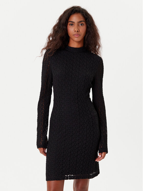 BARDOT BARDOT Abito da cocktail Vezza Floral 57152DB1 Nero Regular Fit