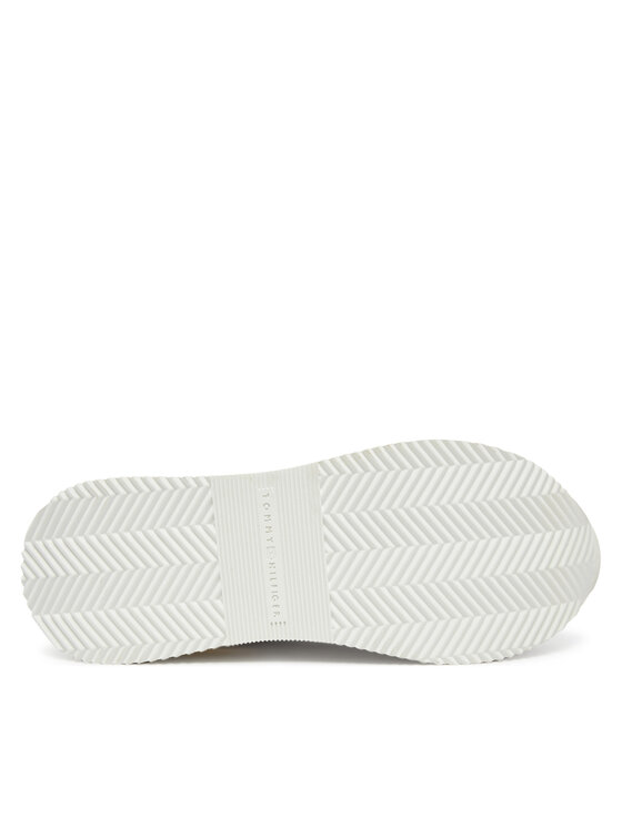 Tommy Hilfiger Tommy Hilfiger Sneakersy Webbing Runner FW0FW08904 Biały