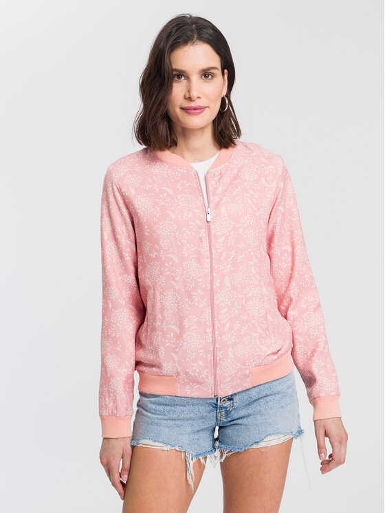 Cross Jeans Cross Jeans Bluza 65355-520 Różowy Regular Fit
