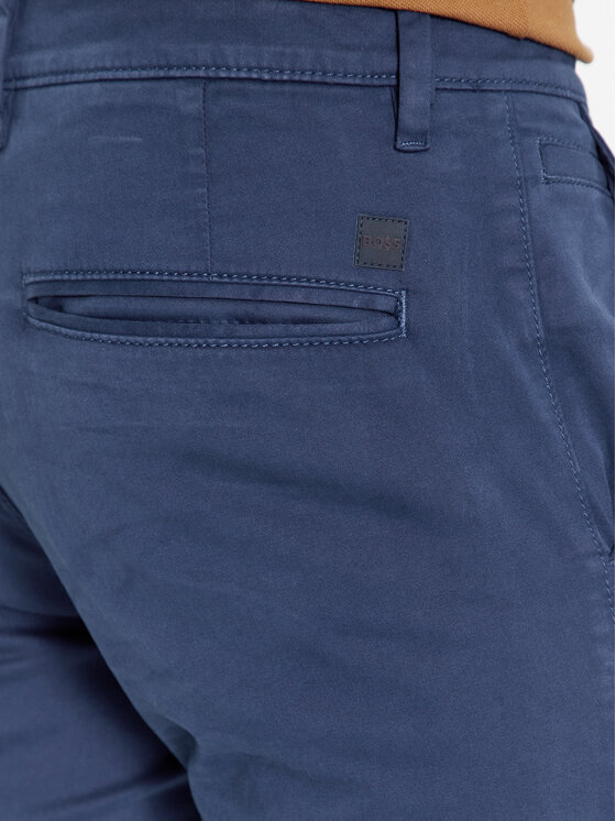 Boss Boss Chino kalhoty Schino D 50470813 Modrá Slim Fit