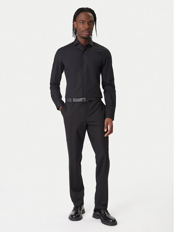 HUGO HUGO Hemd C-Jason 50293691 Schwarz Slim Fit