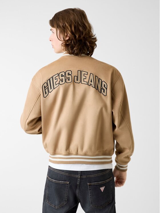 Guess Jeans Guess Jeans Bomber-jakk M6RL0J WJ842 Beež Regular Fit