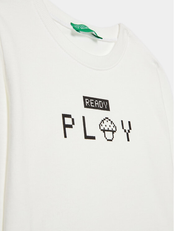 United Colors Of Benetton United Colors Of Benetton Bluse 3096G10AB Weiß Regular Fit