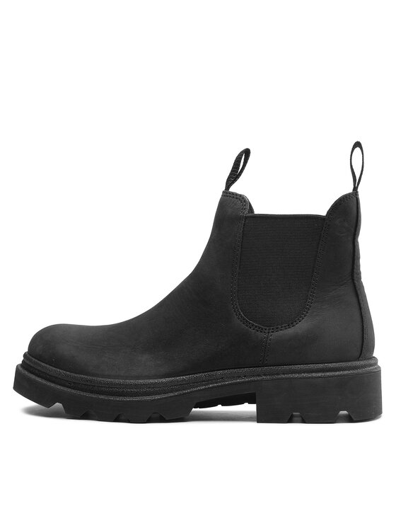 ECCO ECCO Členková obuv s elastickým prvkom Grainer M 21470402001 Čierna