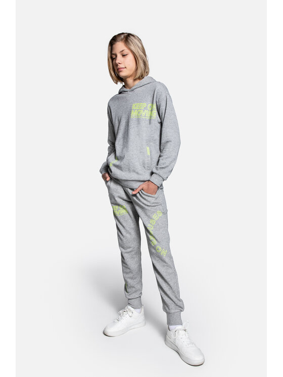 Lemon Explore Lemon Explore Bluza WL4132303CWB-019 Szary Regular Fit
