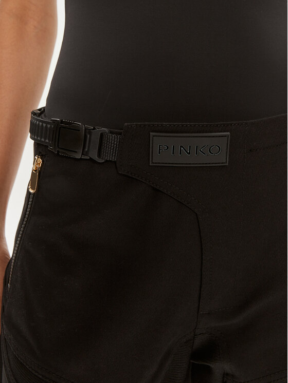 PINKO Pinko Hlače Prometeo 103147 A1MX Crna Regular Fit