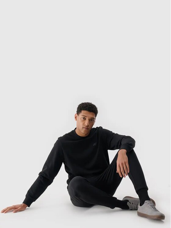 4F 4F Felpa 4FWMM00TSWSM1767-20S Nero Regular Fit