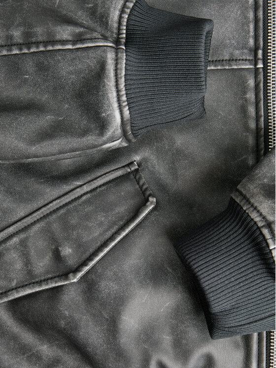 JJXX JJXX Műbőr dzseki Tora 12262126 Fekete Regular Fit