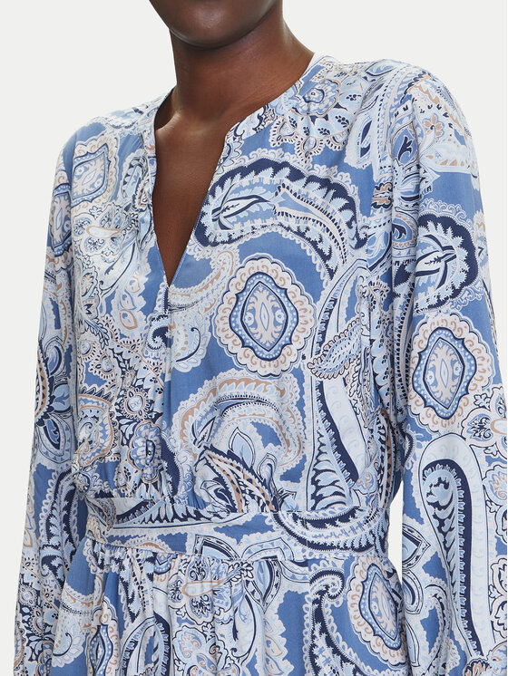 Olsen Olsen Hemdkleid 13002020 Blau Regular Fit