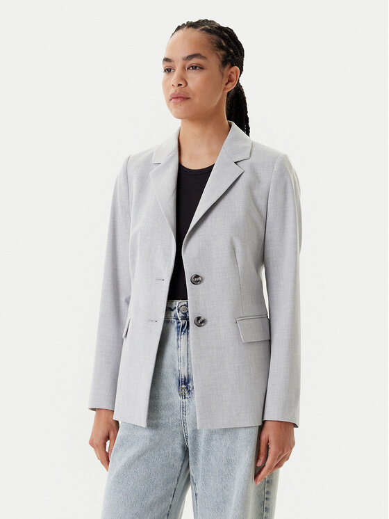 United Colors Of Benetton Sako 2R4CDW02W Sivá Slim Fit