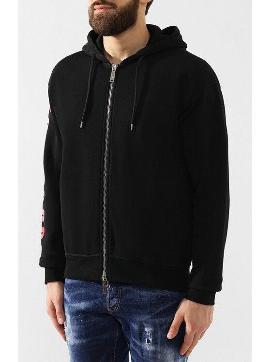 Dsquared2 Dsquared2 Mikina S74HG0062 S25030 900 Černá Regular Fit