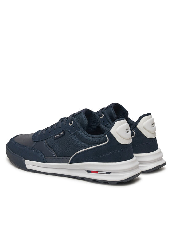 Tommy Hilfiger Tommy Hilfiger Laisvalaikio batai Retro Runner Mix Rwb FM0FM05371 Tamsiai mėlyna
