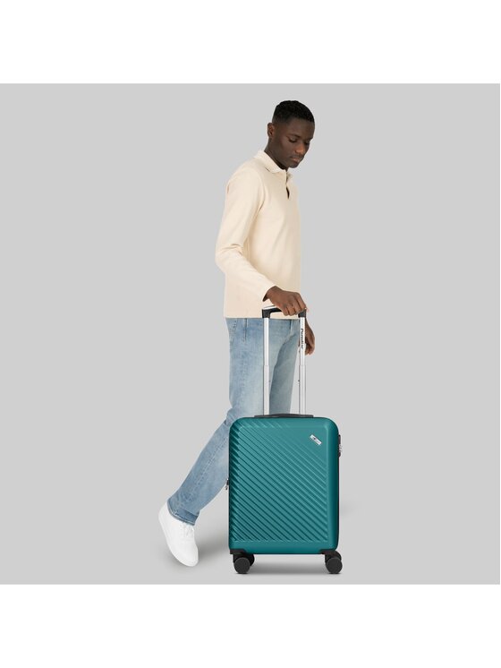 CHECK.IN CHECK.IN Walizka kabinowa 322828 Turkusowy