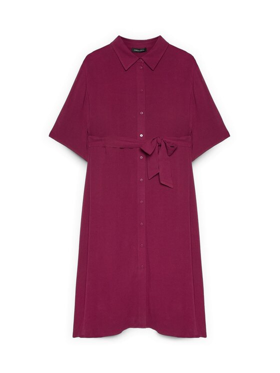 Fiorella Rubino Fiorella Rubino Sukienka koktajlowa 7040T001801N036 Bordowy Regular Fit