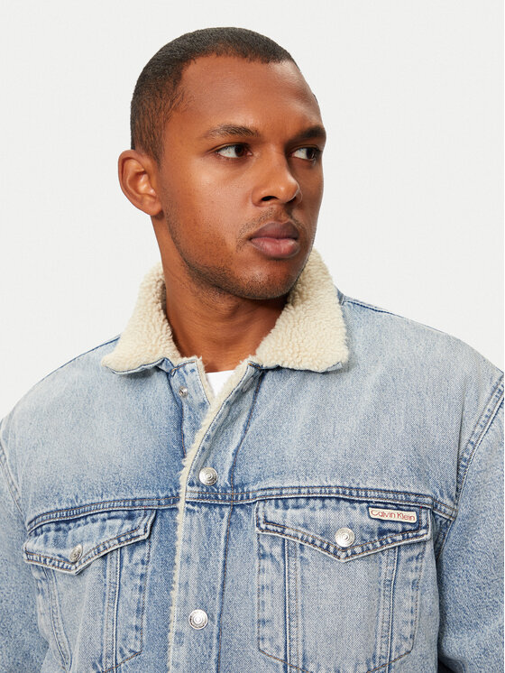 Calvin Klein Jeans Calvin Klein Jeans Jeansjacke J30J326839 Blau Regular Fit