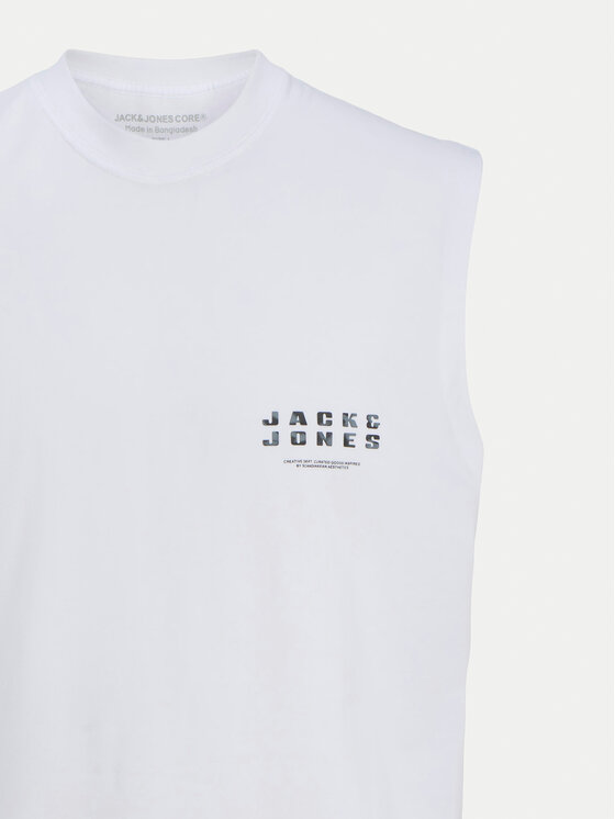 Jack&Jones Jack&Jones Tank top Charge 12274740 Λευκό Relaxed Fit