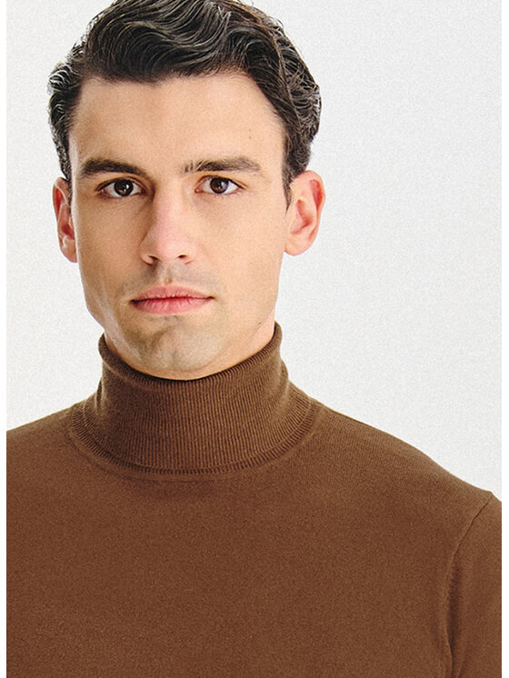 Pako Lorente Pako Lorente Sweter P25WB-2X-025 Brązowy Classic Fit