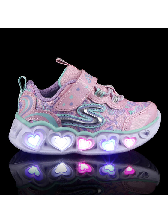 Skechers Skechers Sneakersy Heart Lights 20180N/LPMT Różowy
