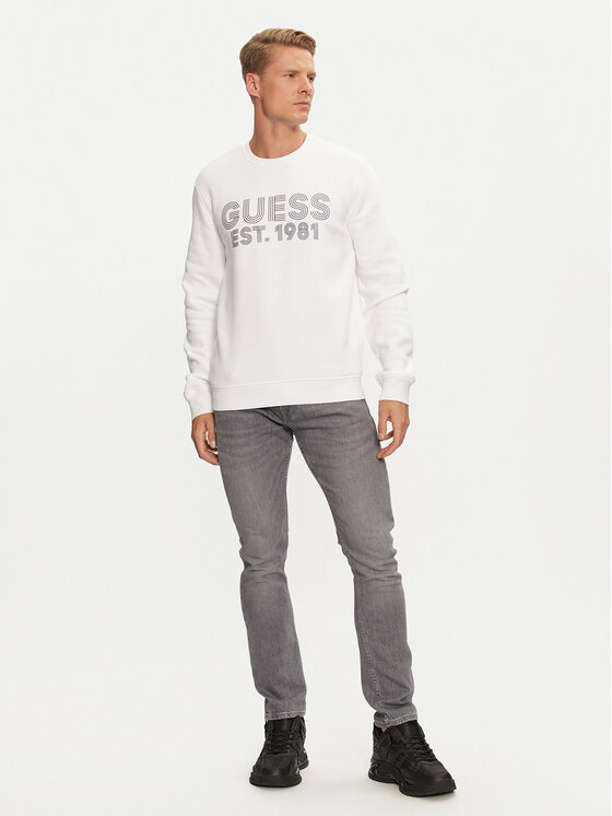 Guess Guess Sweatshirt M4YQ08 K9Z21 Weiß Regular Fit