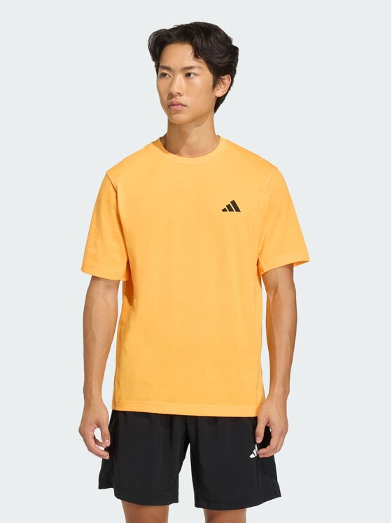 adidas adidas Koszulka techniczna 158826 Pomarańczowy Regular Fit