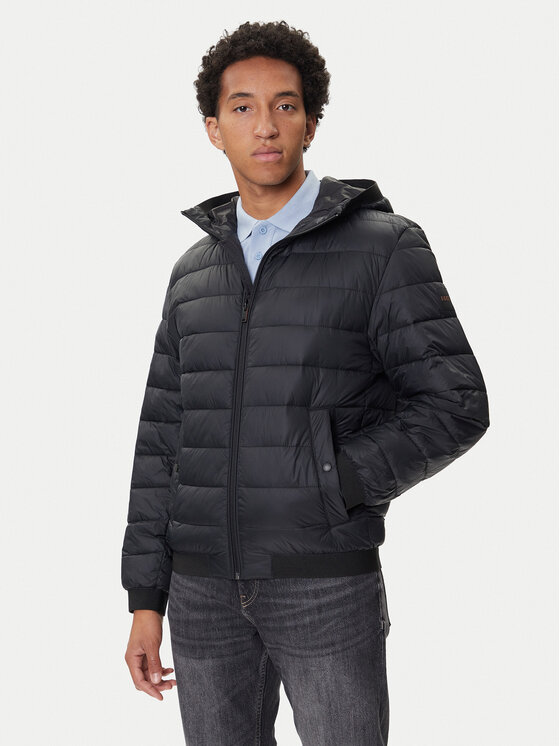 BOSS BOSS Prehodna jakna Odenis 50543616 Črna Regular Fit