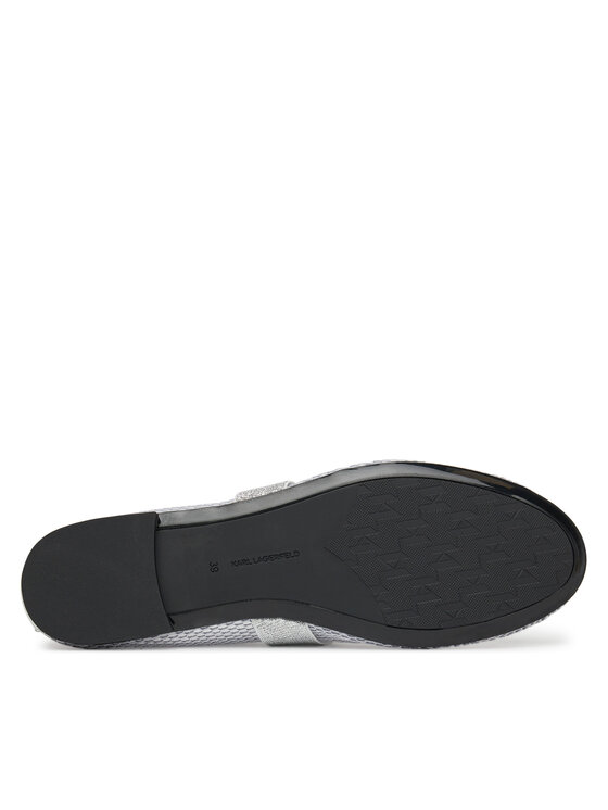 KARL LAGERFELD KARL LAGERFELD Baleríny KL40125 Strieborná