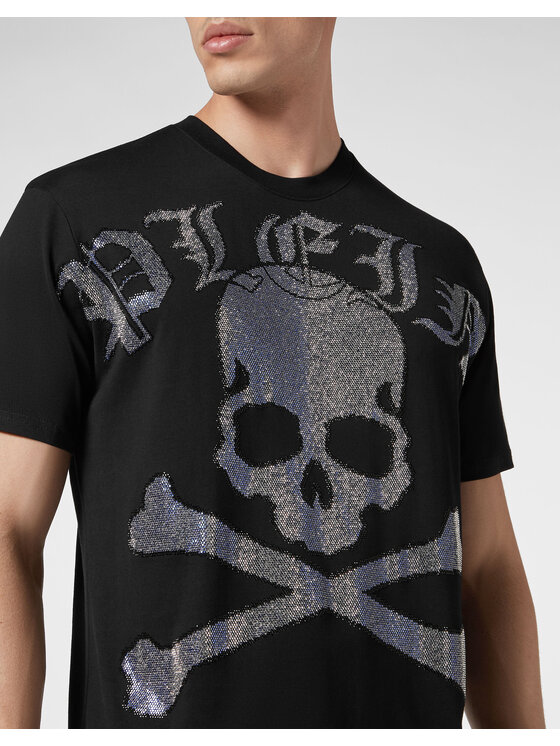 PHILIPP PLEIN PHILIPP PLEIN T-Shirt 3949 Czarny Regular Fit