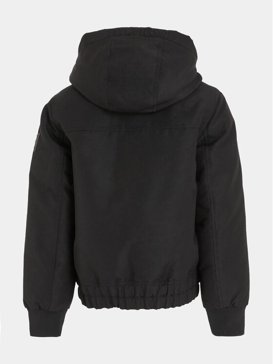 Tommy Hilfiger Tommy Hilfiger Преходно яке KB0KB08562 Черен Regular Fit