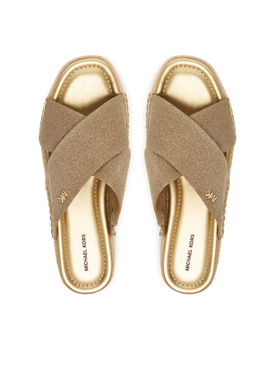 MICHAEL Michael Kors MICHAEL Michael Kors Espadrilky Kenzie 40S6KZFS3D Zlatá