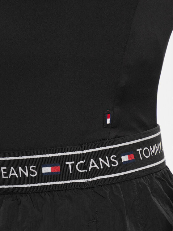 Tommy Jeans Tommy Jeans Bodi DW0DW17400 Črna Slim Fit