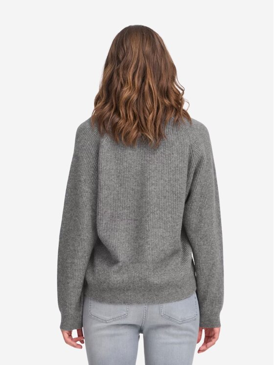 ICHI ICHI Maglione Maglia ihdasila ls2 Grigio Regular Fit