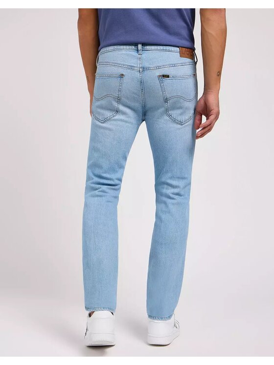 Lee Lee Jeansy DAREN ZIP FLY Niebieski Straight Fit