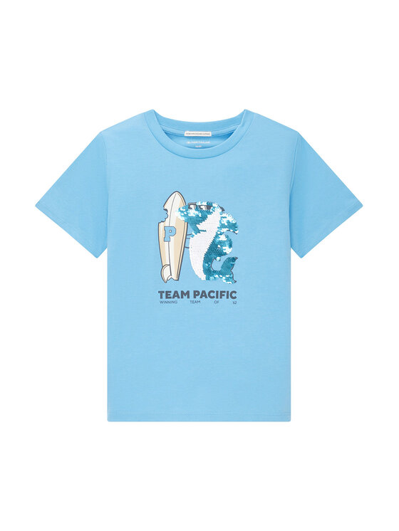 Tom Tailor Tricou 1035061 Albastru celest