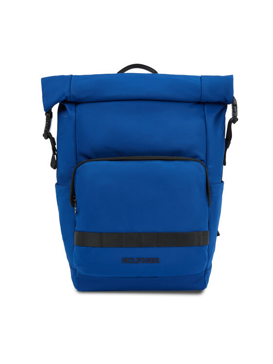 Rucsac Tommy Hilfiger Th Monotype Rolltop Backpack AM0AM12205 Albastru