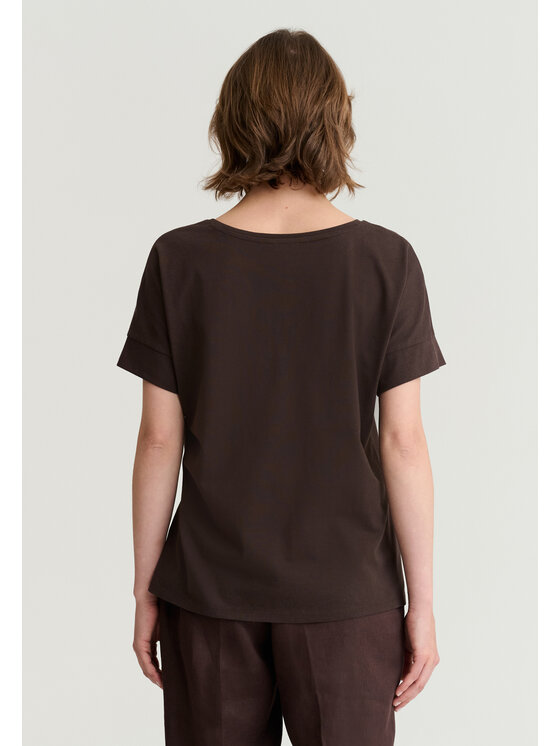 TATUUM TATUUM T-Shirt MONKI Brązowy Classic Fit