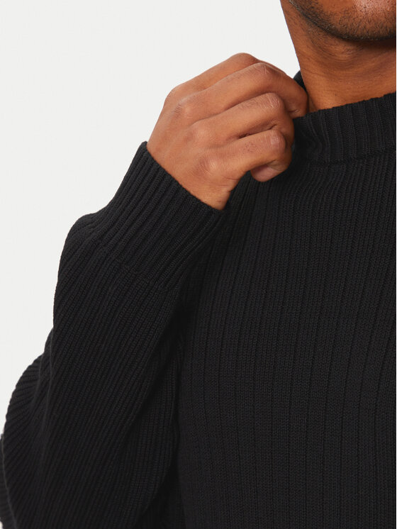 Calvin Klein Jeans Calvin Klein Jeans Sweter J30J326193 Czarny Regular Fit