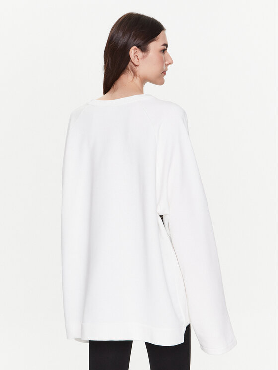 Felpa Lizzo Bianco Relaxed Fit