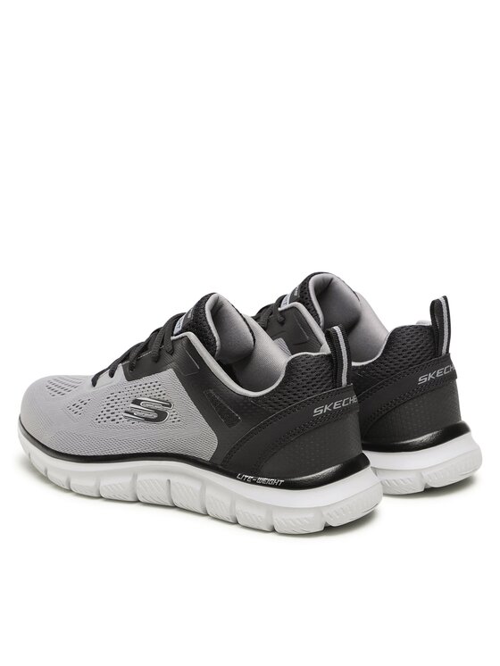 Skechers Skechers Сникърси Track Broader 232698/GYBK Сив