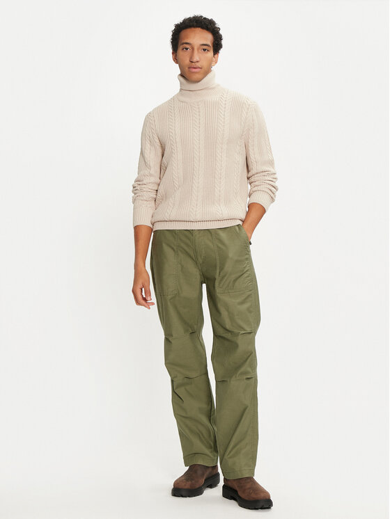 Jack&Jones Jack&Jones Krekls ar augstu apkakli 12261441 Bēšs Regular Fit