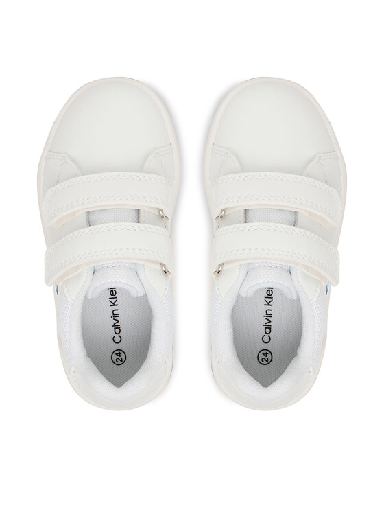 Calvin Klein Calvin Klein Sneakersy Low Cut Velcro V1X9-83279-0040 M Bílá